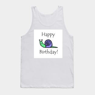 Birthday Snail Tank Top